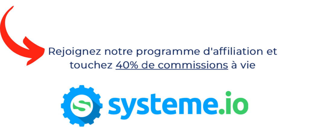 Programme d'affiliation système.io
